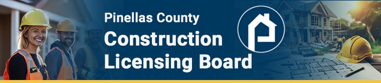 link to Pinellas County Construction Licensing Board home page